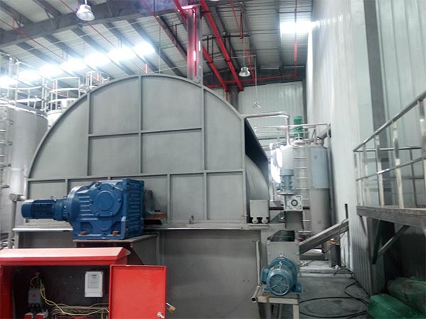 Precoat iškrovimo Rotary vakuuminio būgno filtras